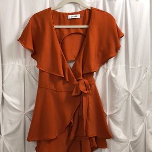Rust colored romper